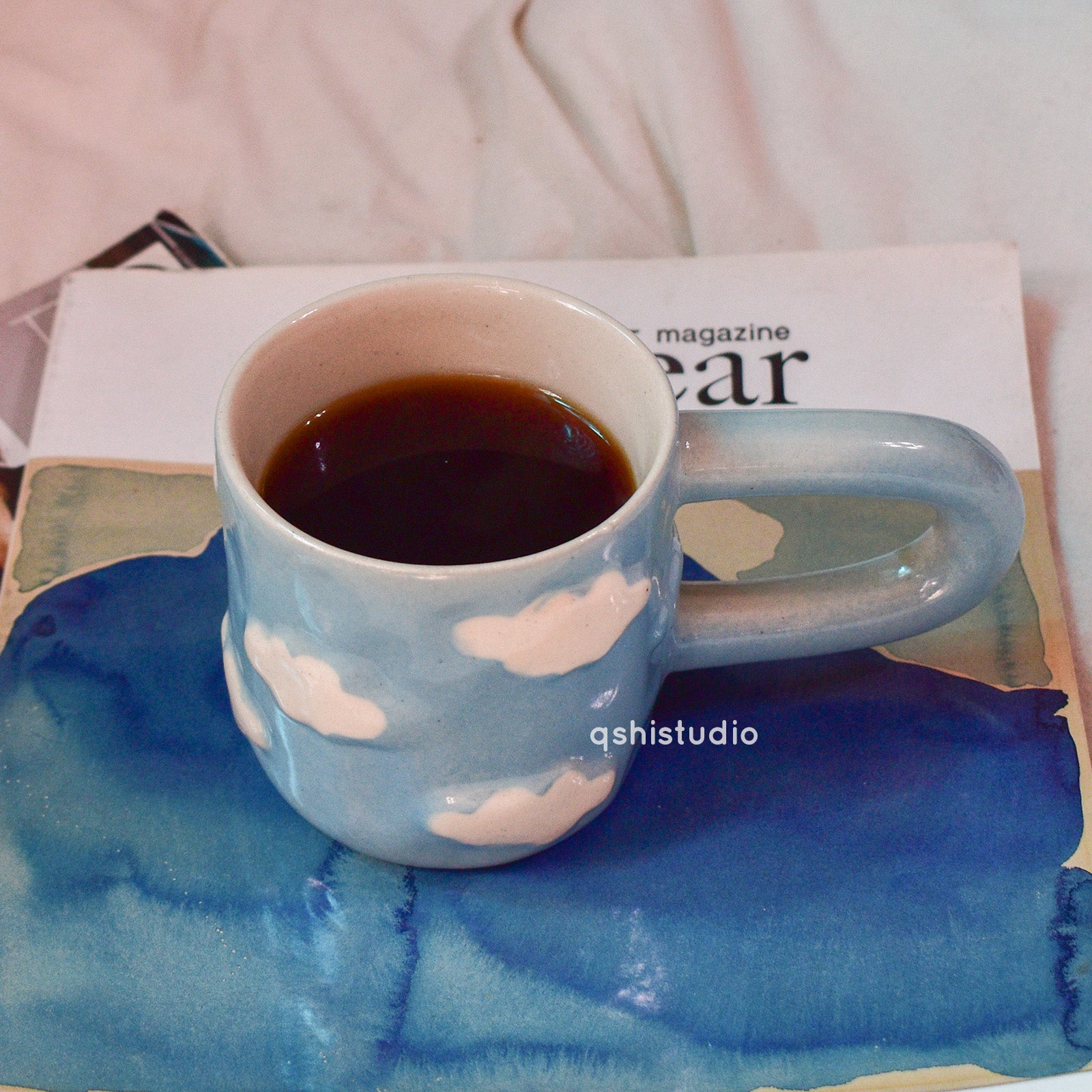 Pinterest Cup - Sky Blue Cloud