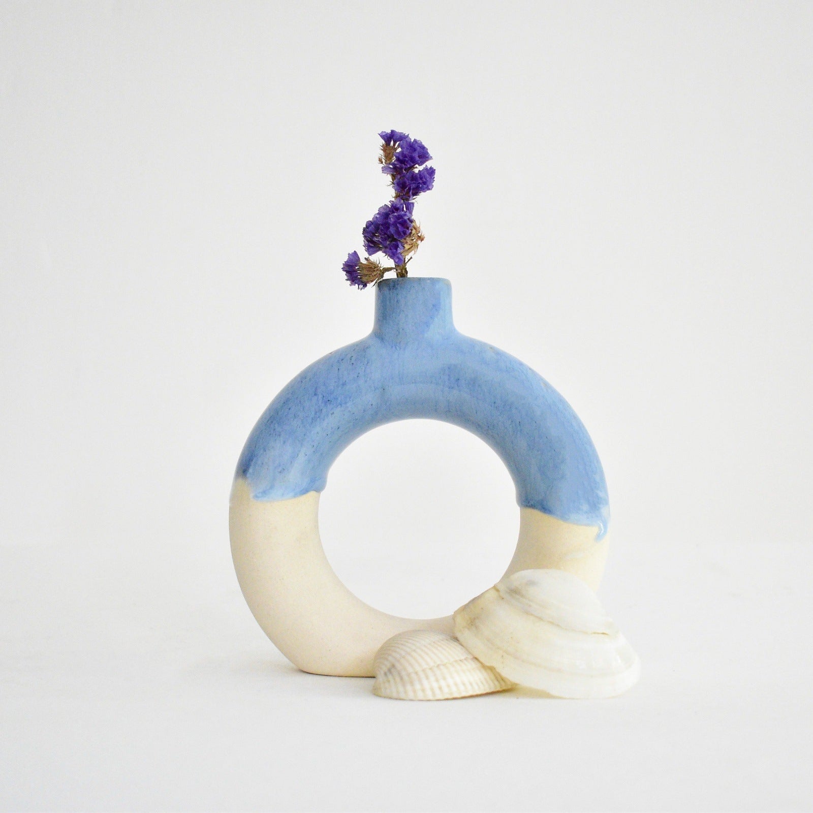 ocean-bubblegum dip decorative ceramic donut vase