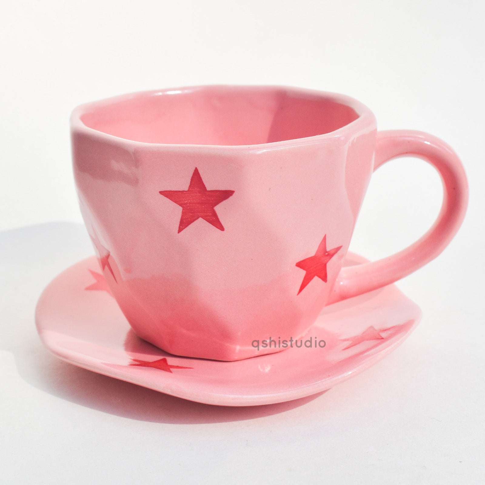 Handmade Tea Set - Twinkle Tea Cup & Coaster Set
