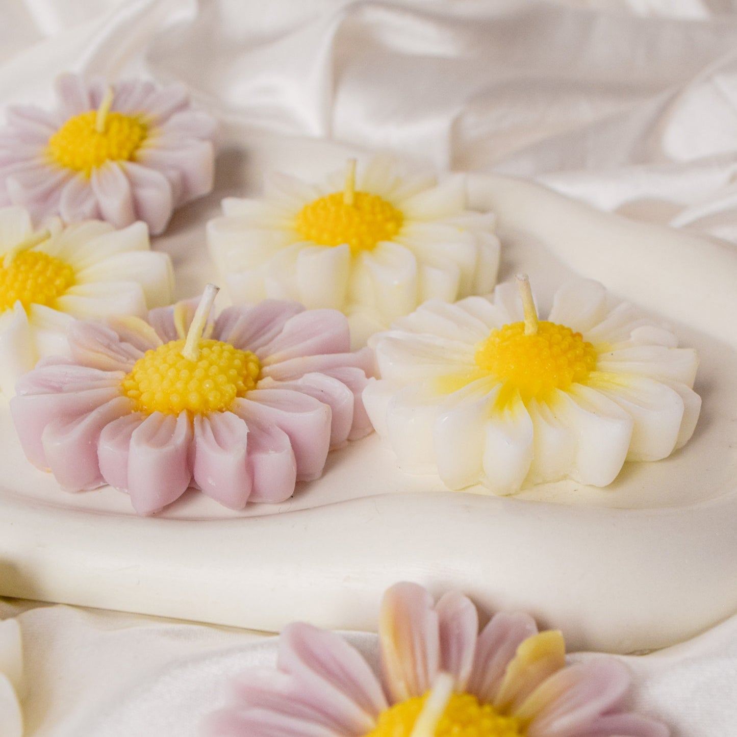 Scented Daisy Floating Candle Set of 6