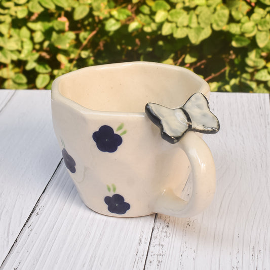 Handmade Ceramic Mug - Butterfly