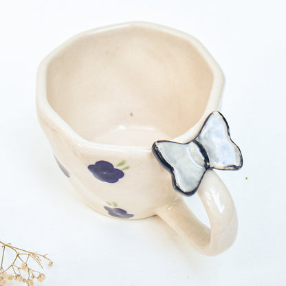 Handmade Ceramic Mug - Butterfly