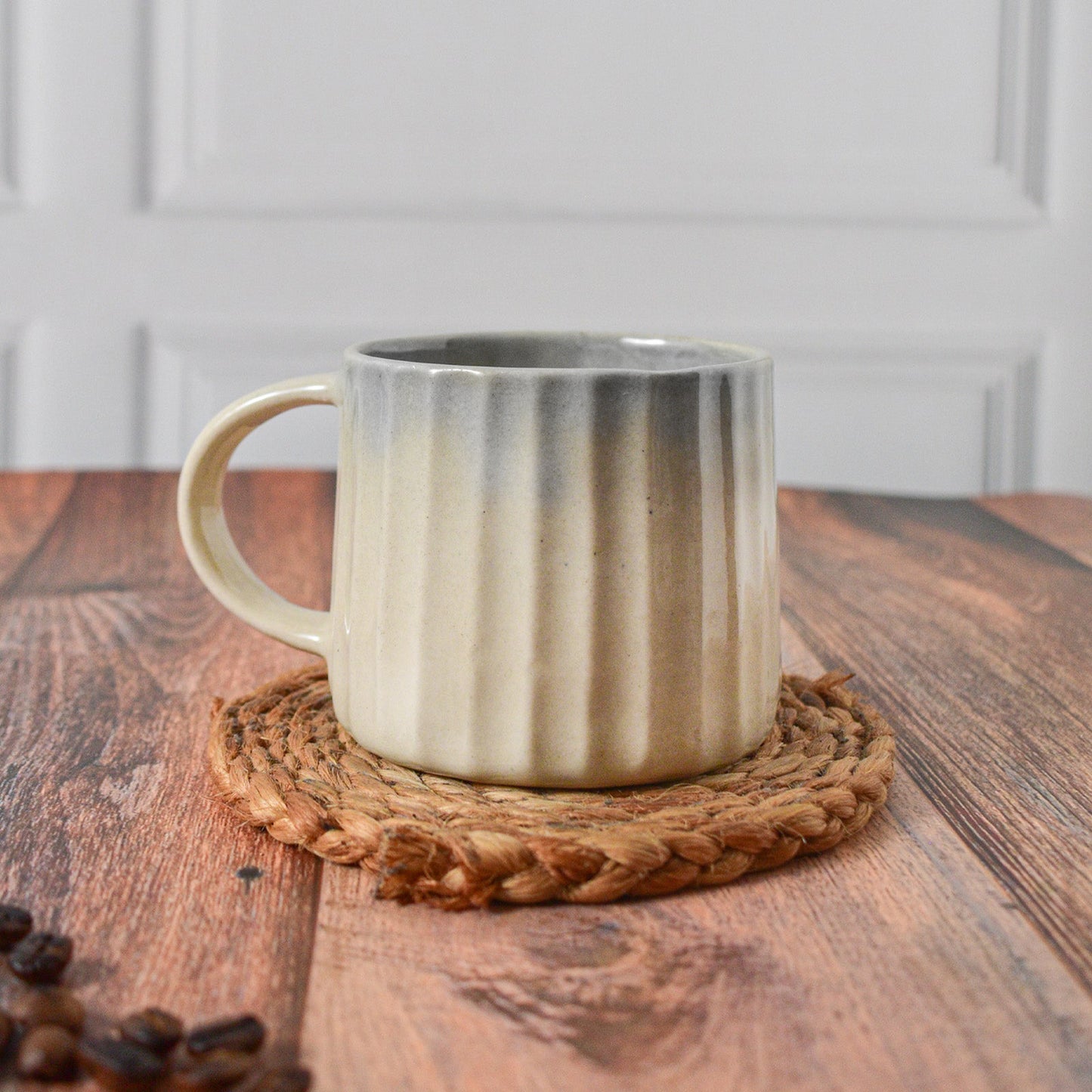 Handmade Ceramic Mugs - Grey Ombre