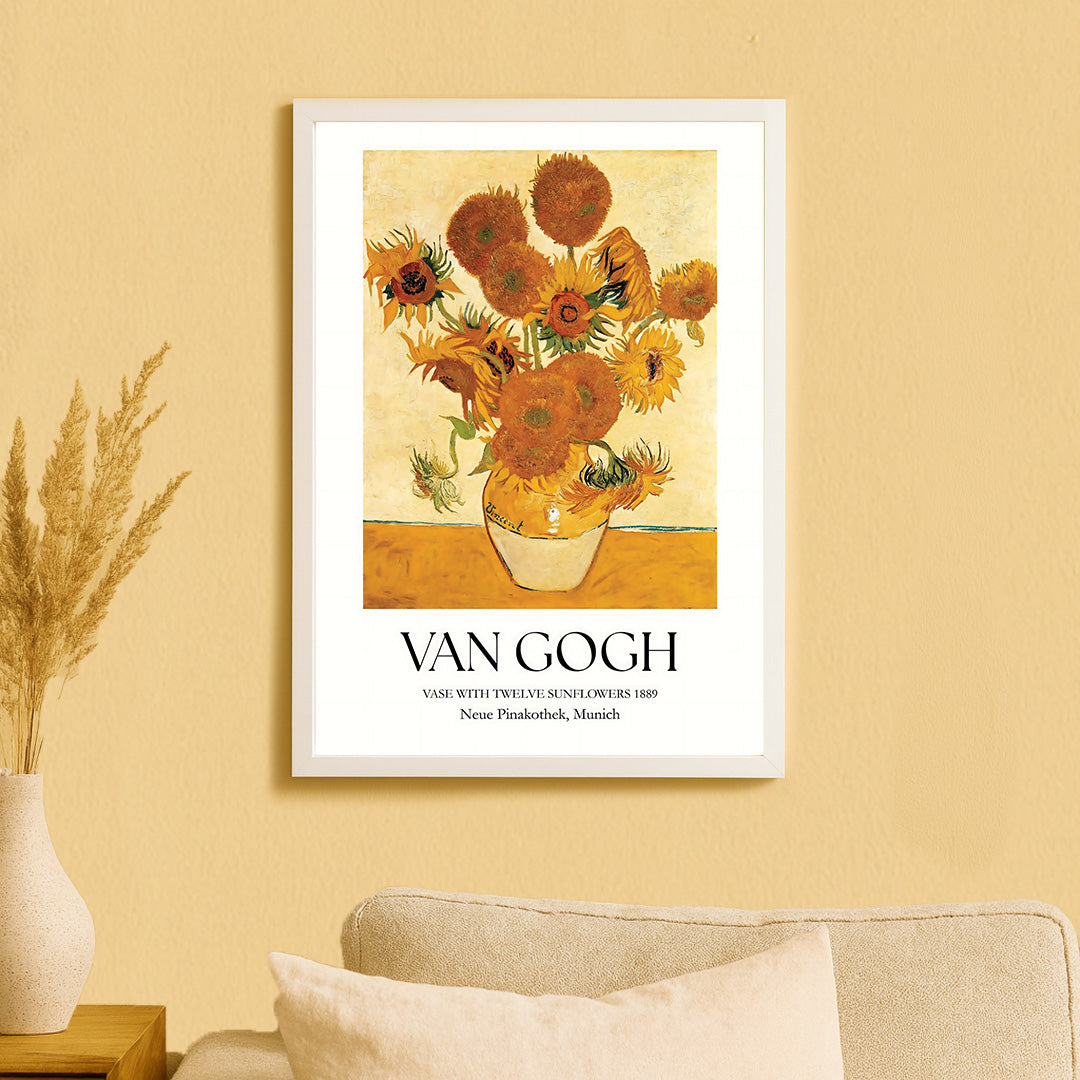 Van Gogh Sunflowers Poster – Classic Art Print for Home Décor