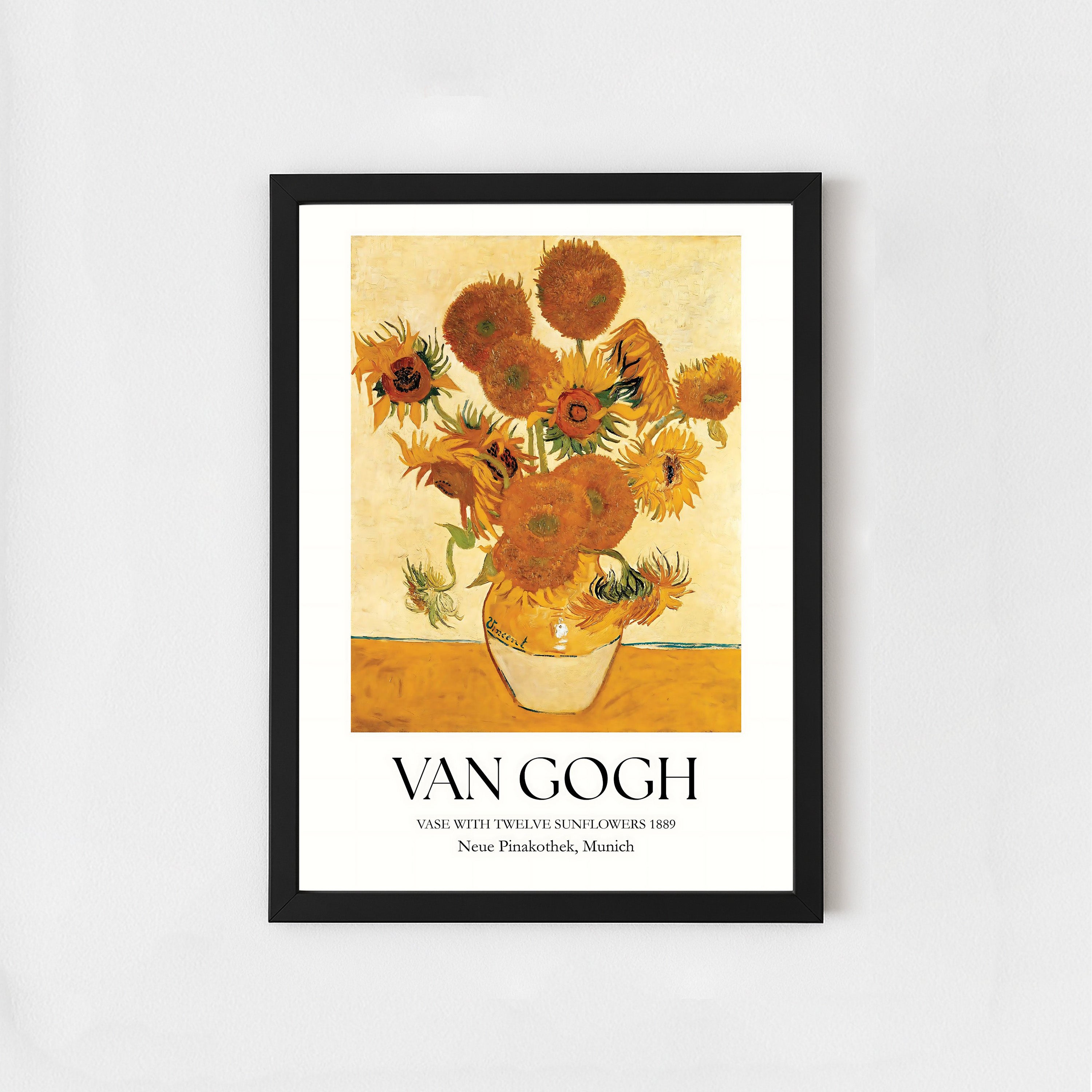 Van Gogh Sunflowers Poster – Classic Art Print for Home Décor