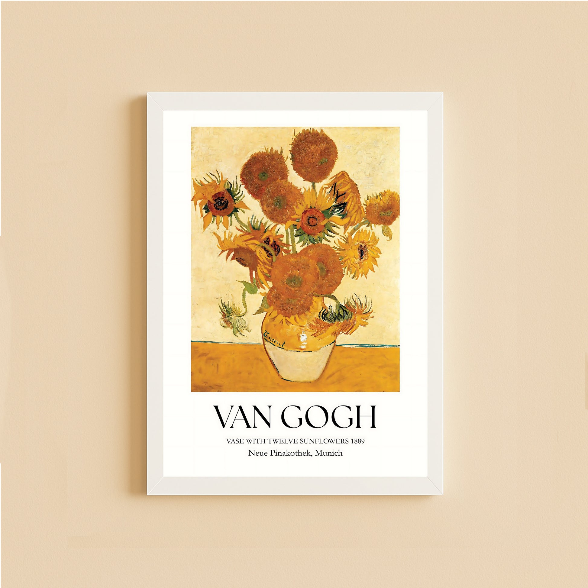 Van Gogh Sunflowers Poster – Classic Art Print for Home Décor