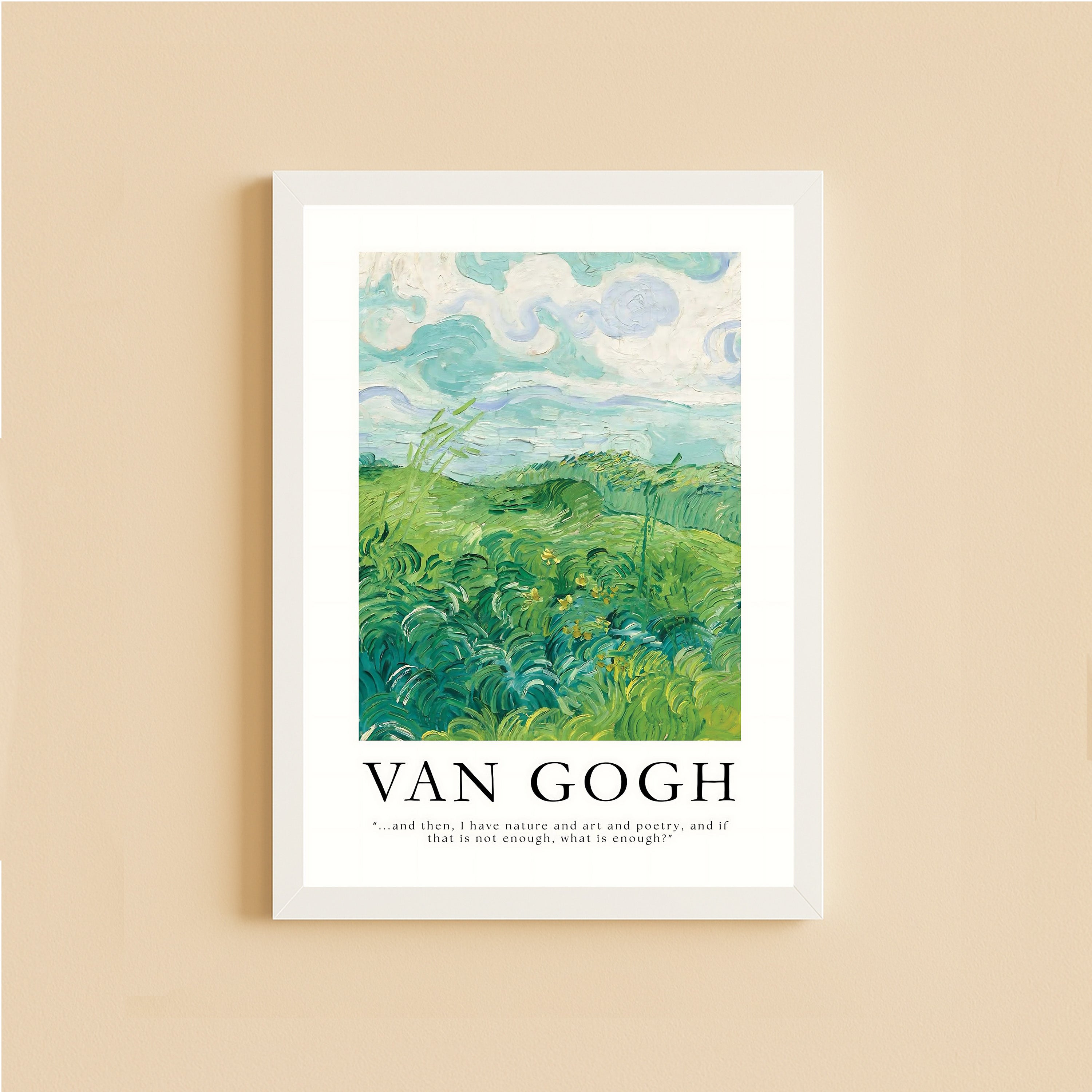 Van Gogh Art Poster – Nature Landscape Wall Print