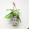 Ceramic Wall Planter - Indigo