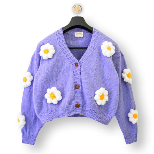 Womens Knit Sweater - Lavender