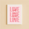 Love Actually Is All We Need Poster – Pink Quote Wall Art