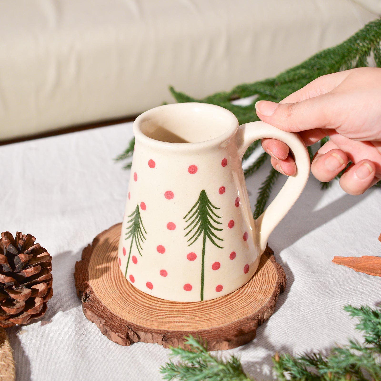 Secret Santa Christmas Mug - Pine Tree
