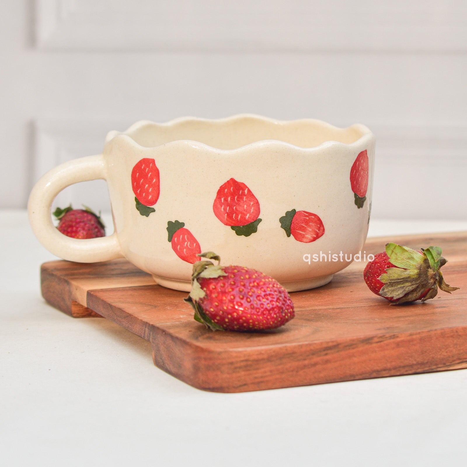 Handmade Ceramic Mug - Berry Sweet