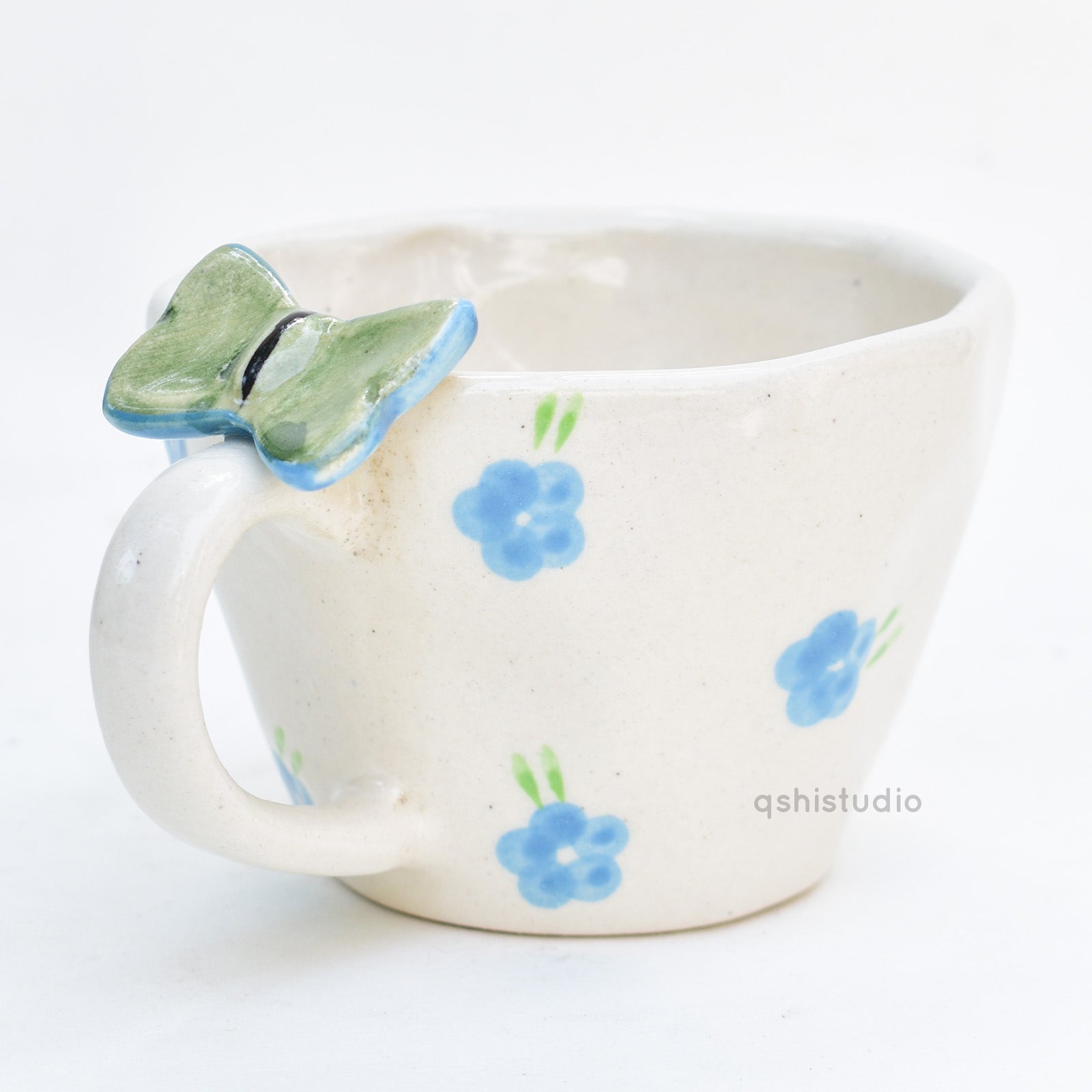 Handmade Ceramic Mug - Butterfly