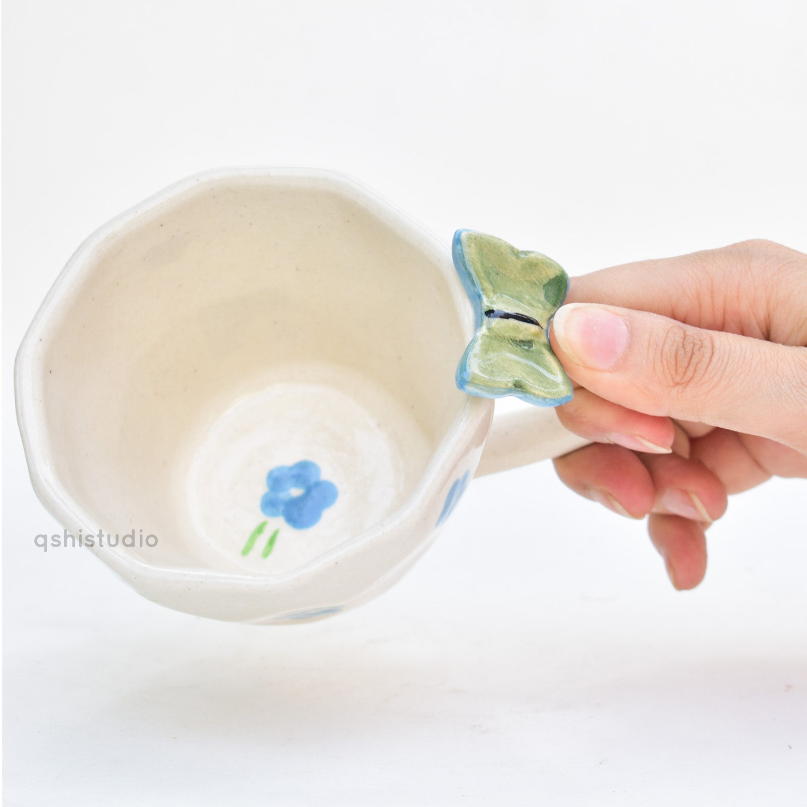 Handmade Ceramic Mug - Butterfly