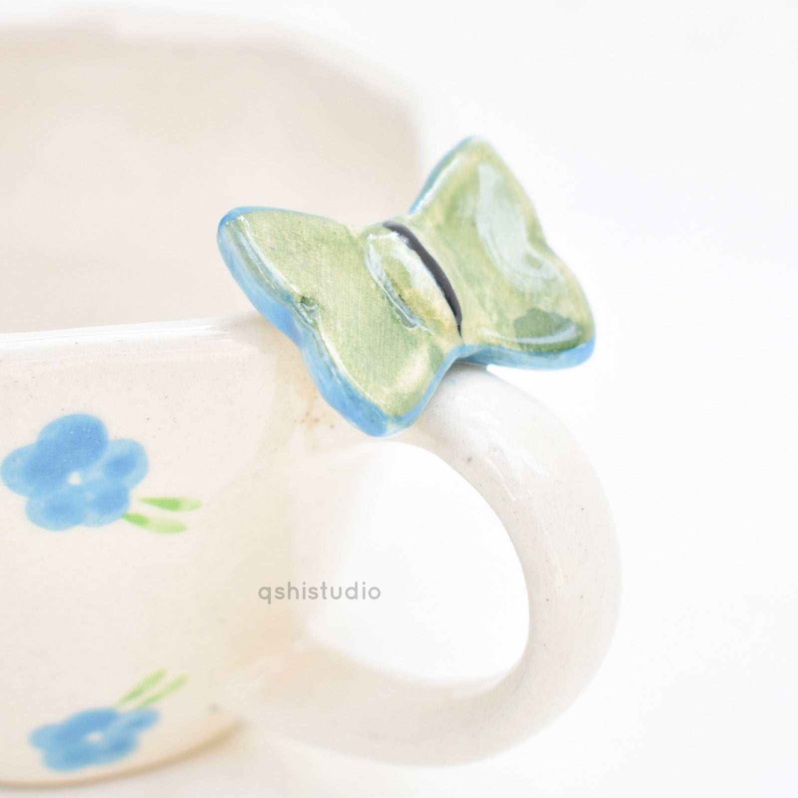 Handmade Ceramic Mug - Butterfly