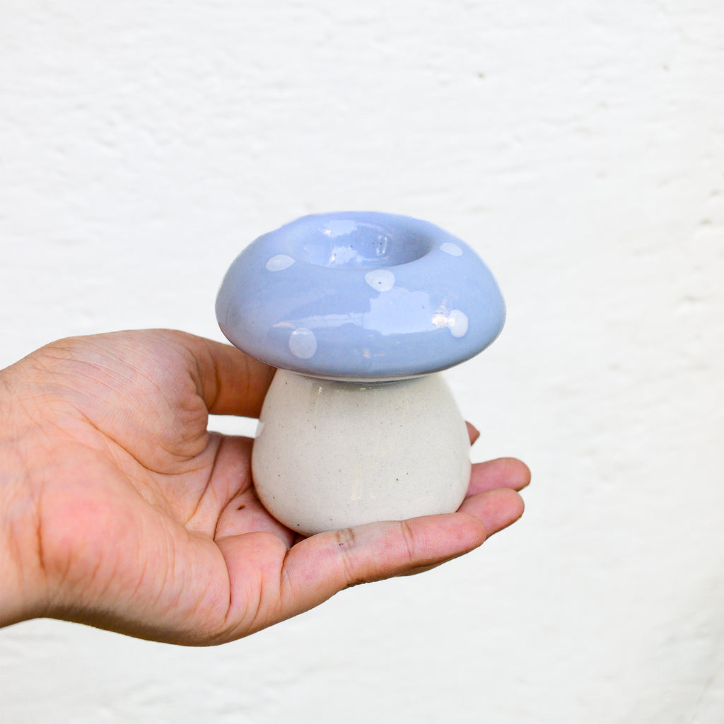 Diya/Candle Holder -  Mushroom (Set of 3)