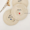 Ceramic Table Coasters - Pause + Breathe
