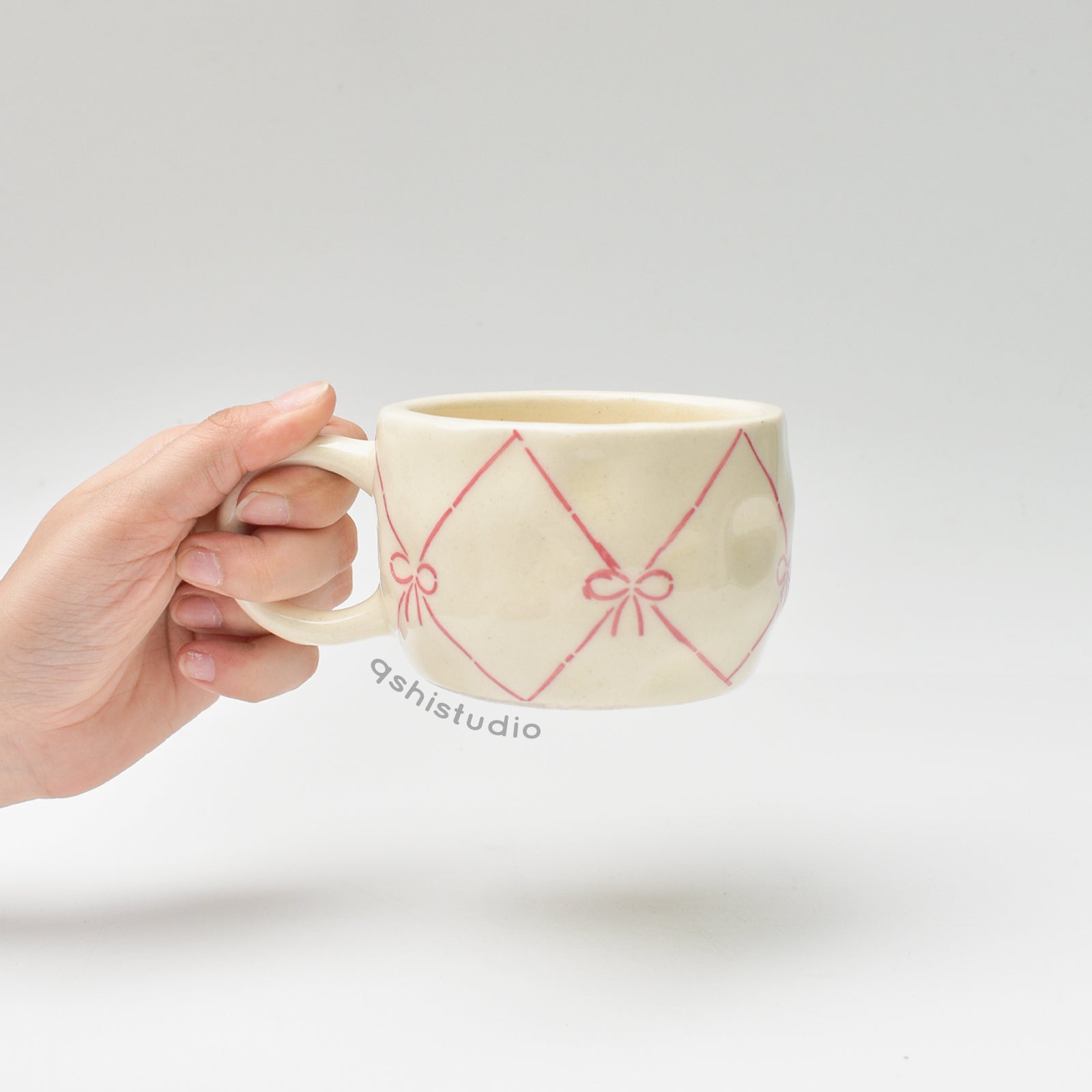 Cross Bow Tea Cup & Coaster Set