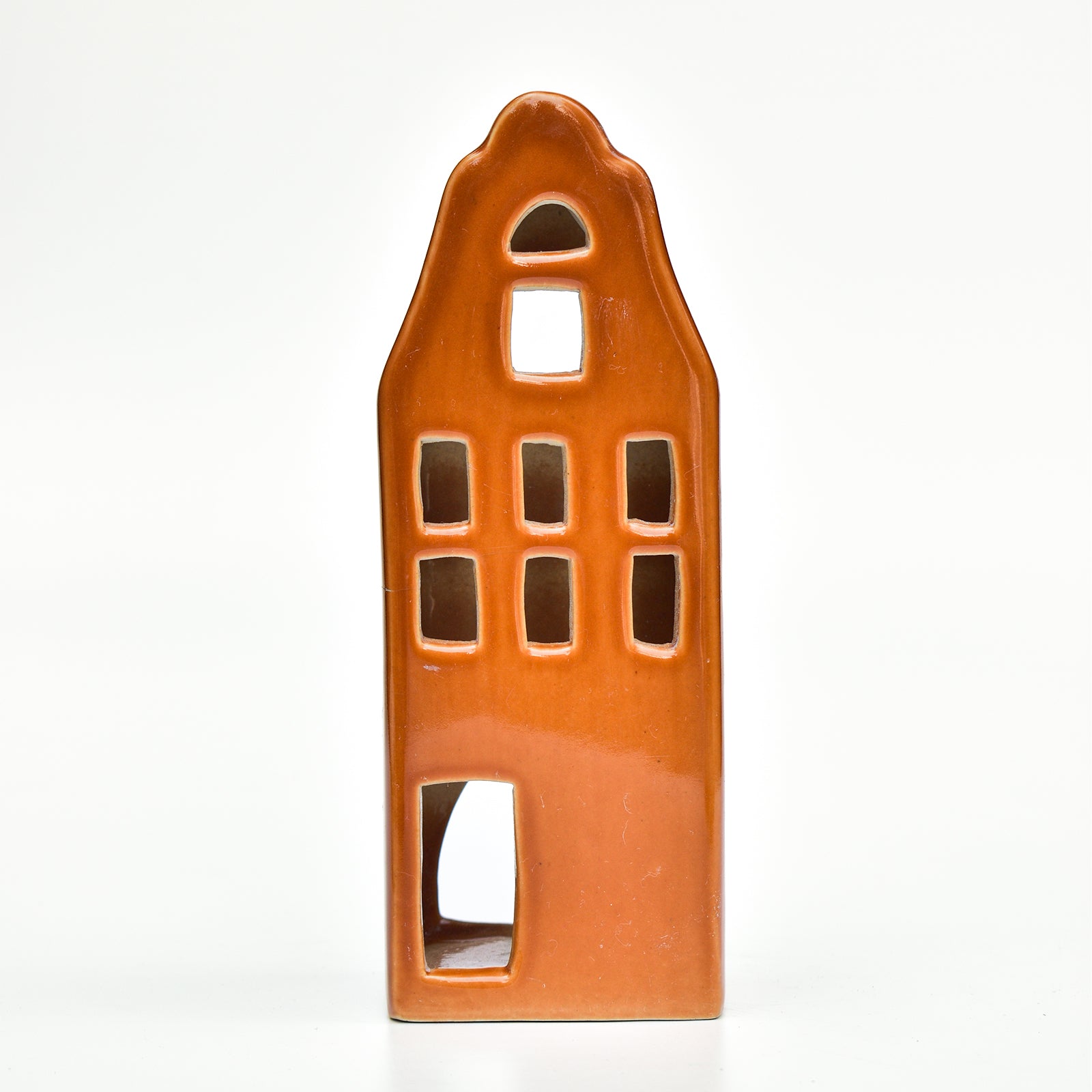 Ceramic Tealight\Dhoop Light Decor  -  Earthy House Miniature