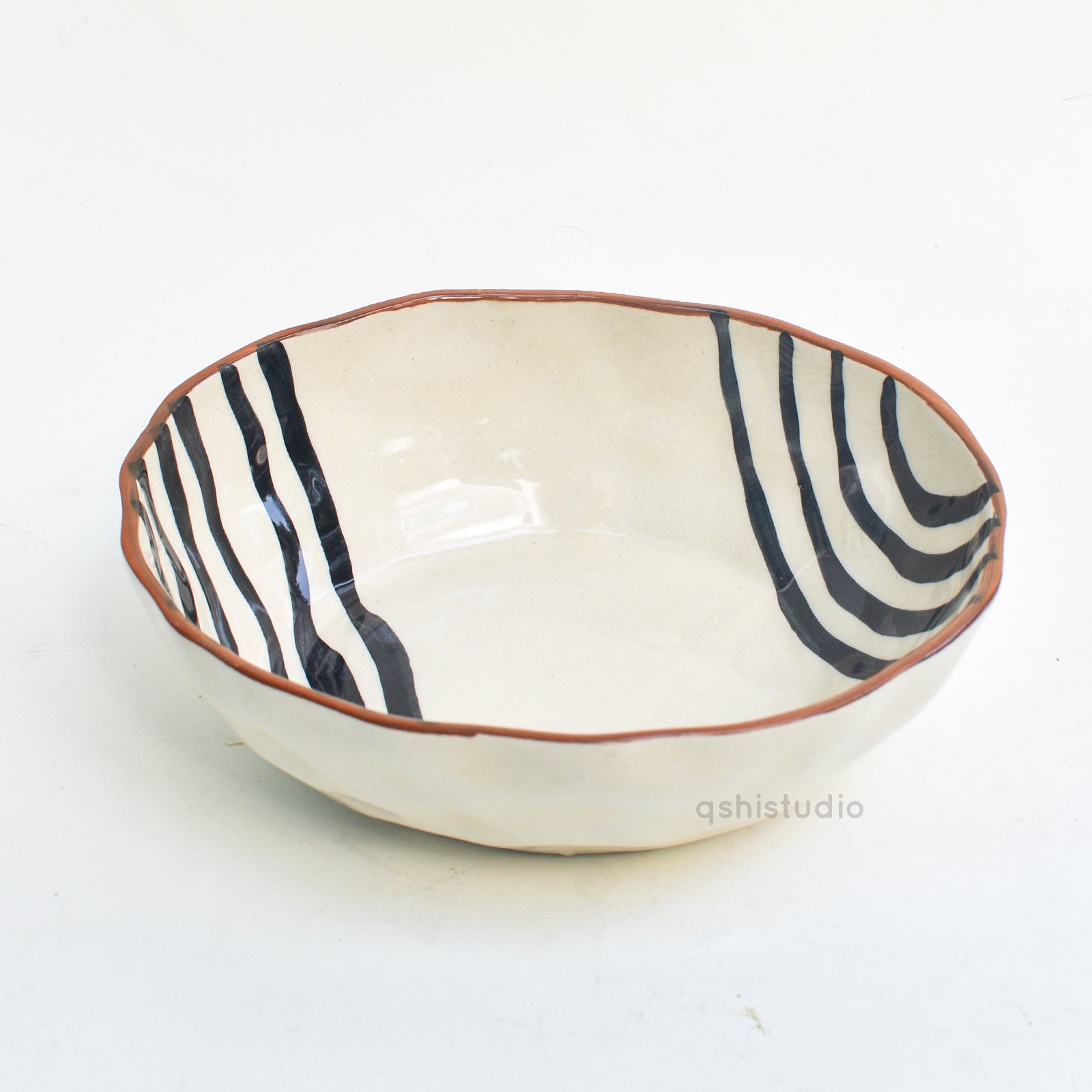 Classic Handmade Ceramic Bowl - Ivory