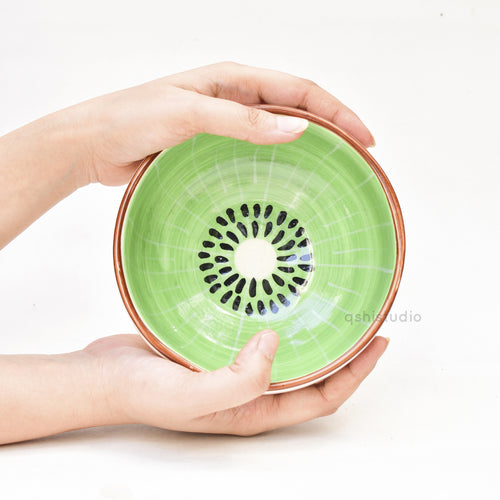Adorable Handmade Bowl - Kiwi
