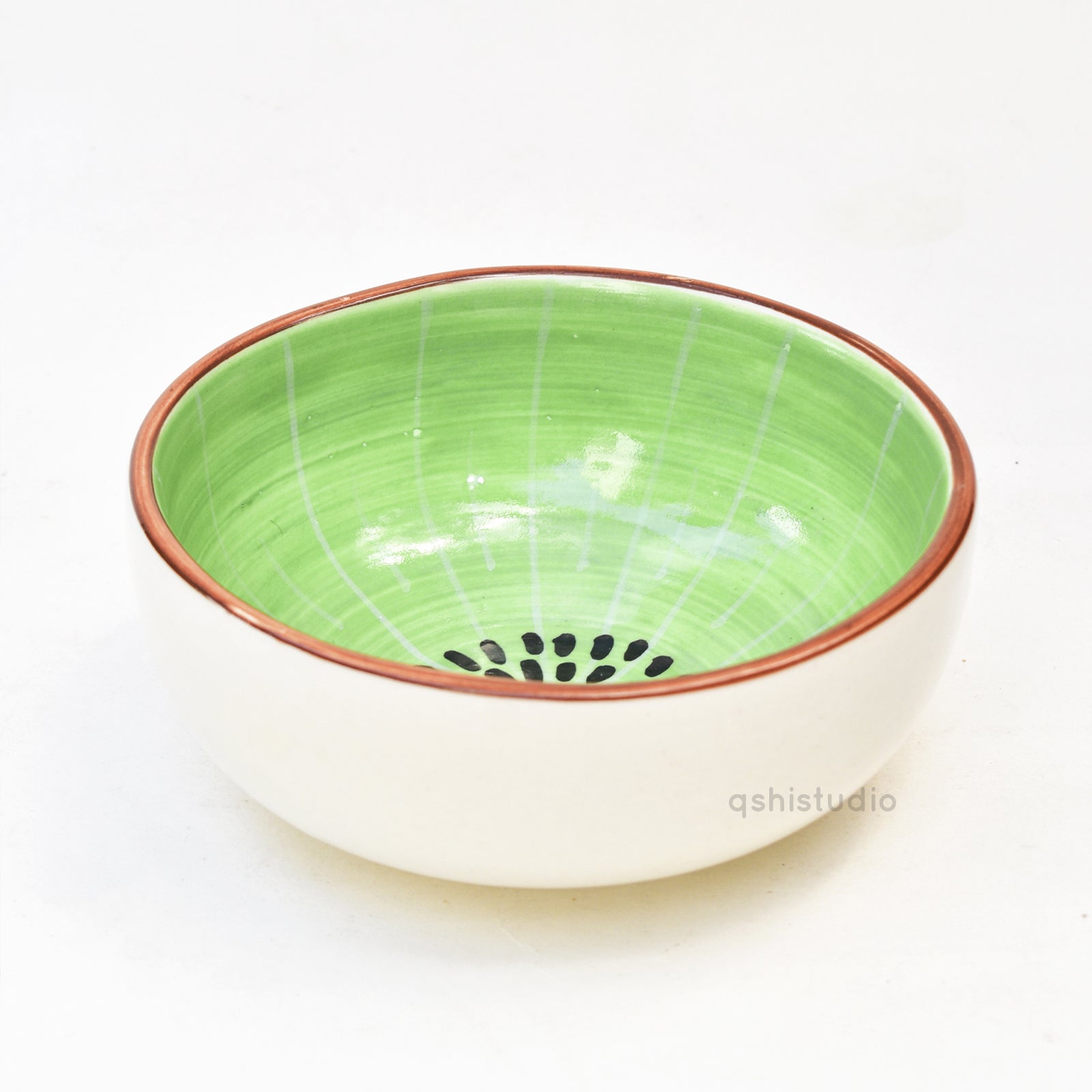 Adorable Handmade Bowl - Kiwi
