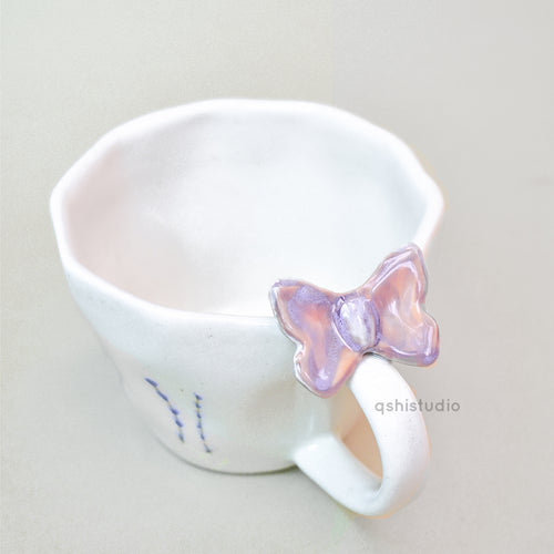 Ceramic Coffee Mug - Lavender Butterfly