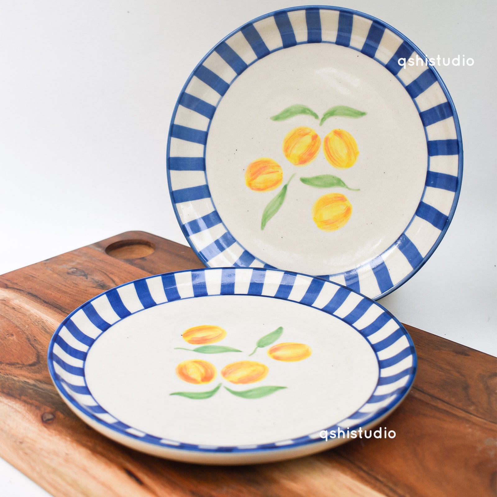 Ceramic Dessert Plates - Clemente (7 inches)
