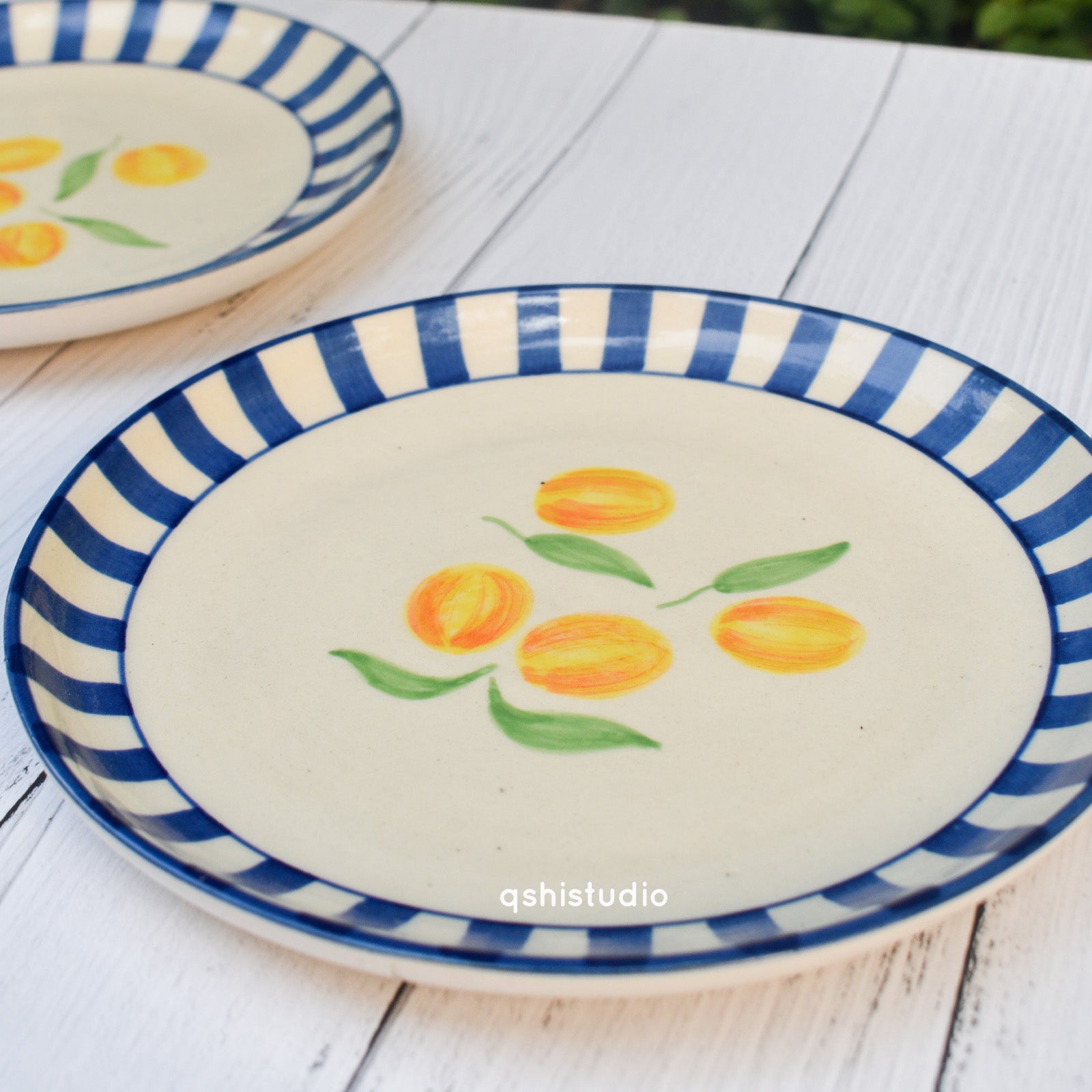Ceramic Dessert Plates - Clemente (7 inches)