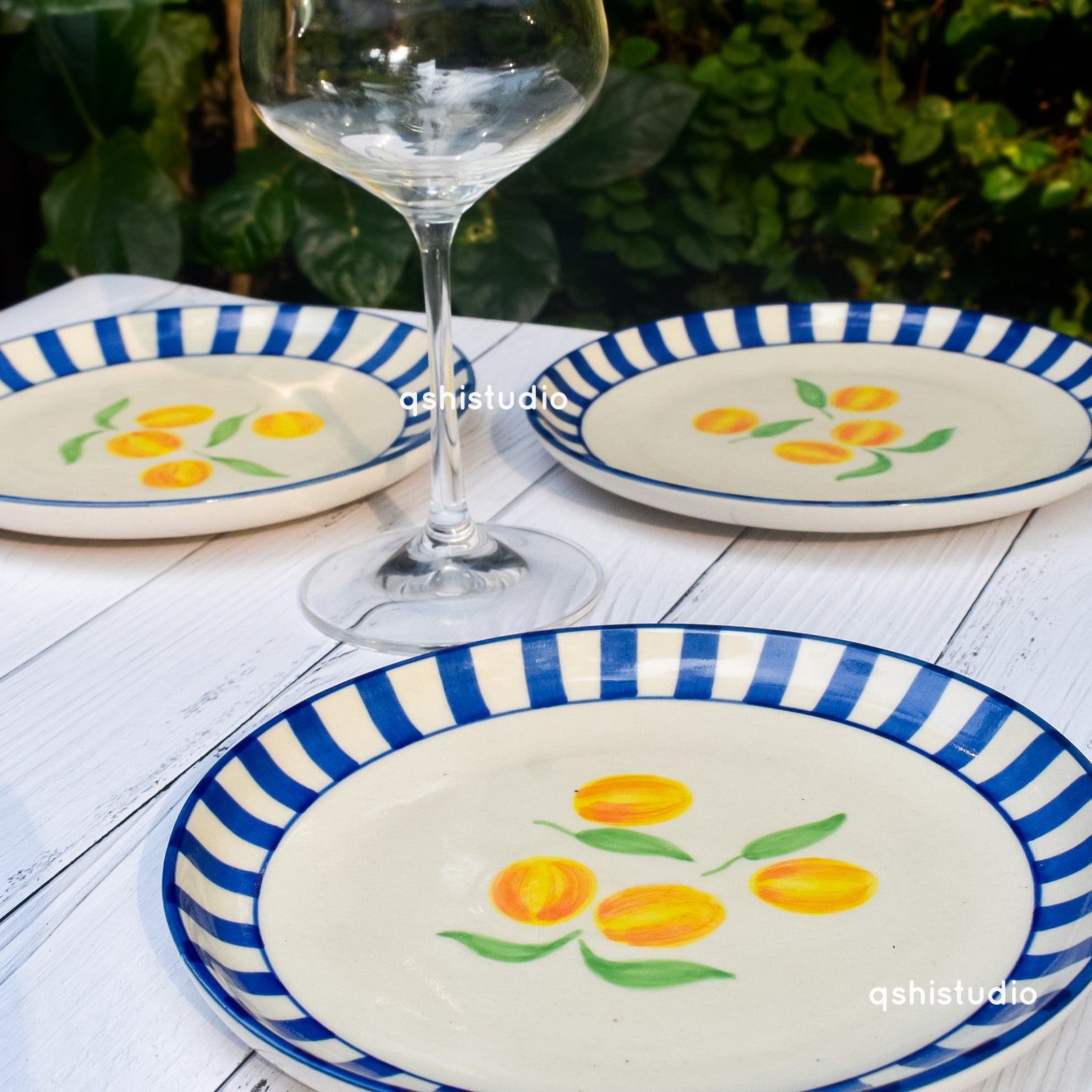 Ceramic Dessert Plates - Clemente (7 inches)