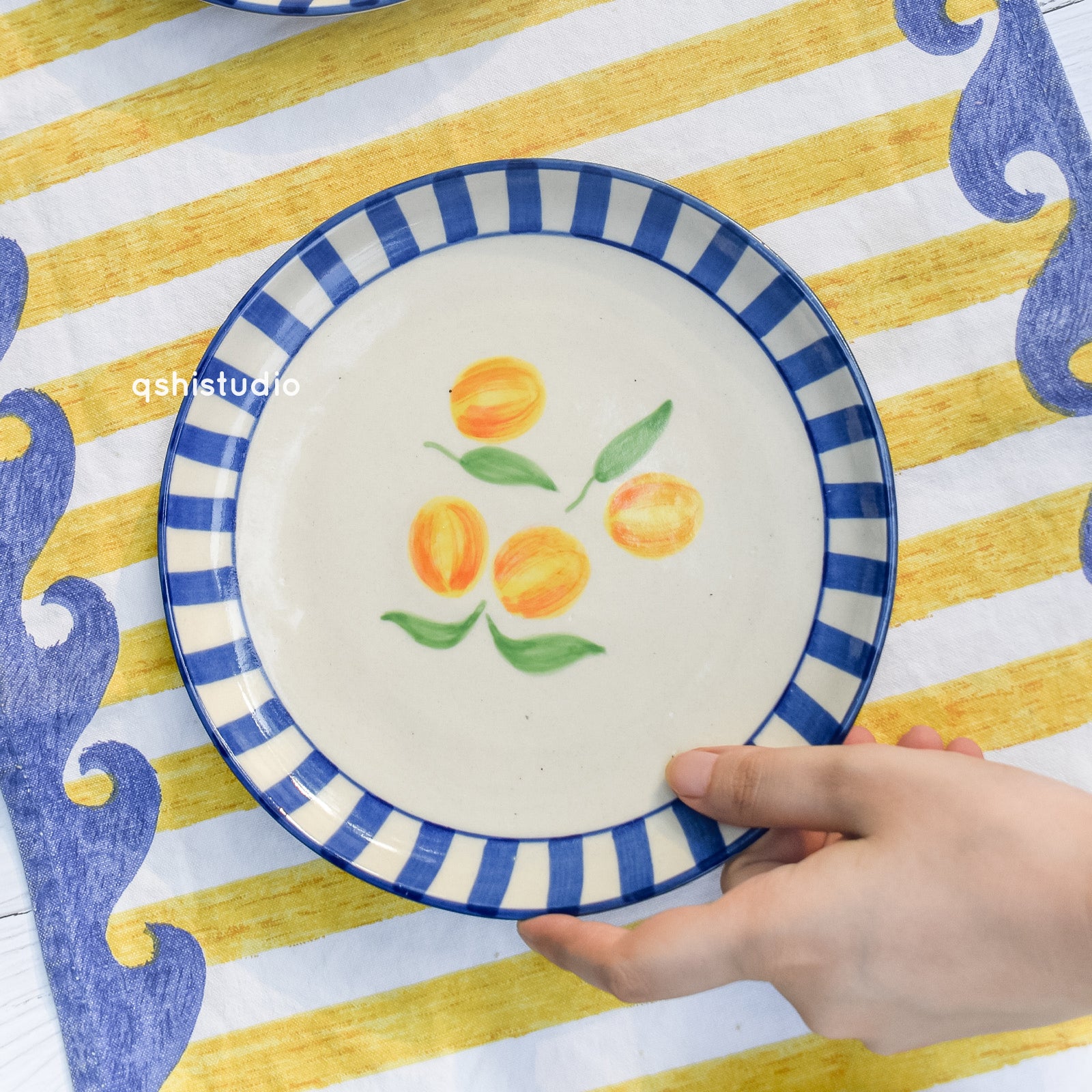 Ceramic Dessert Plates - Clemente (7 inches)