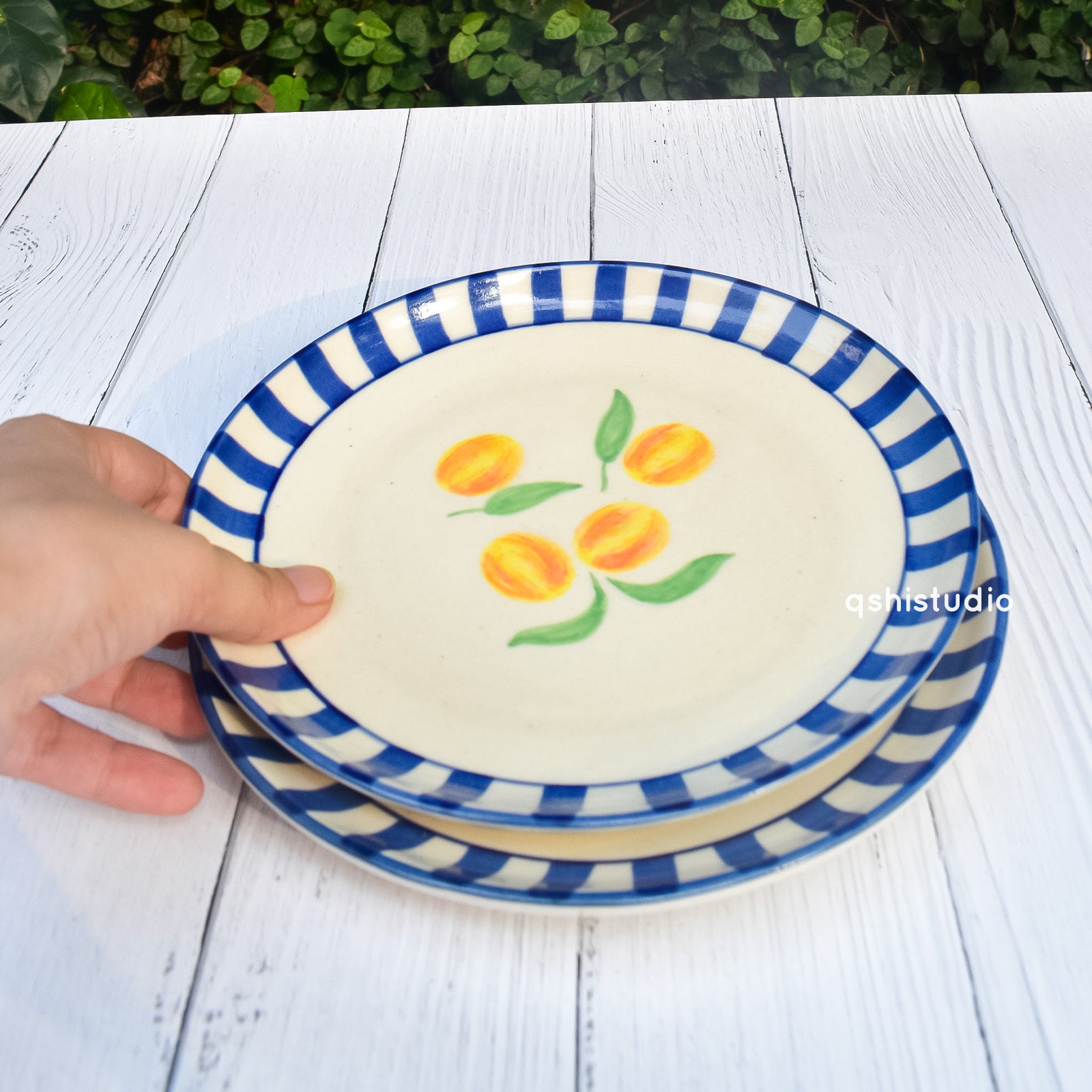 Ceramic Dessert Plates - Clemente (7 inches)