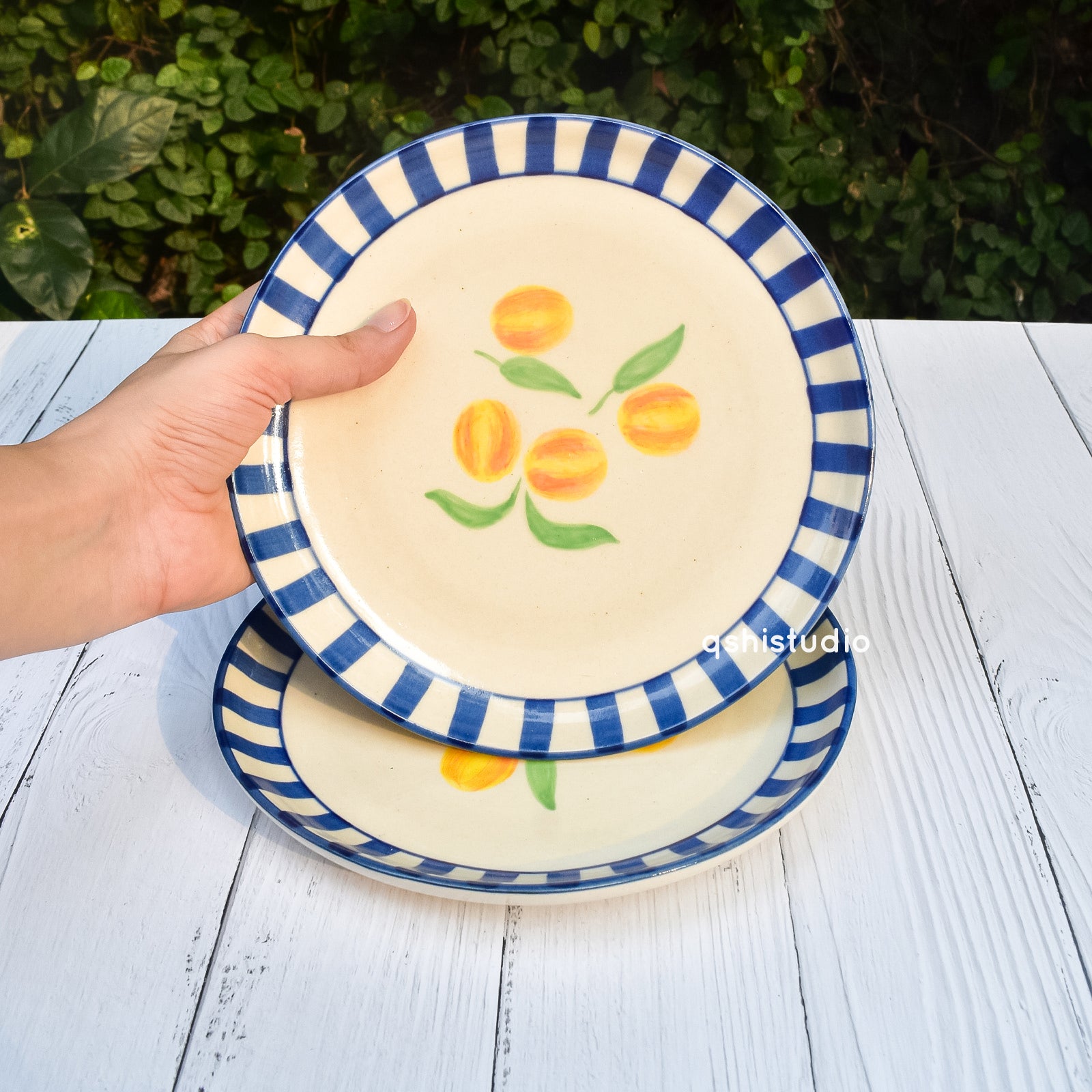 Ceramic Dessert Plates - Clemente (7 inches)