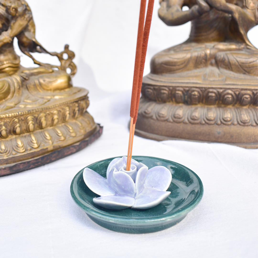 Agarbatti stand - Blue Lotus
