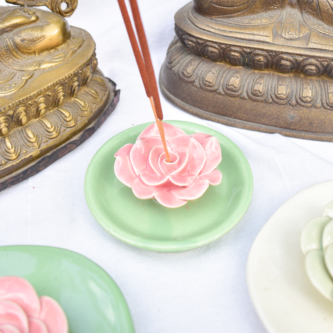 Agarbatti stand - Pink Lotus