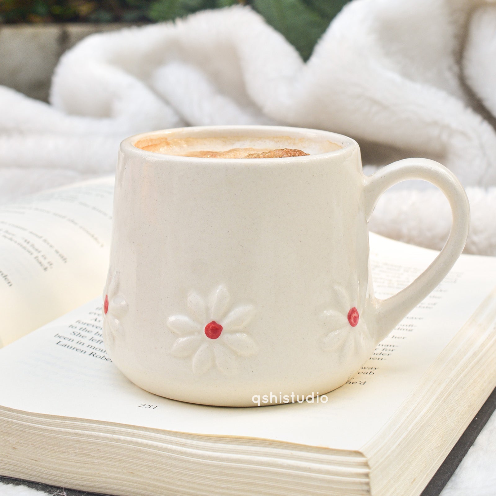 Handmade Coffee Mug - Lily