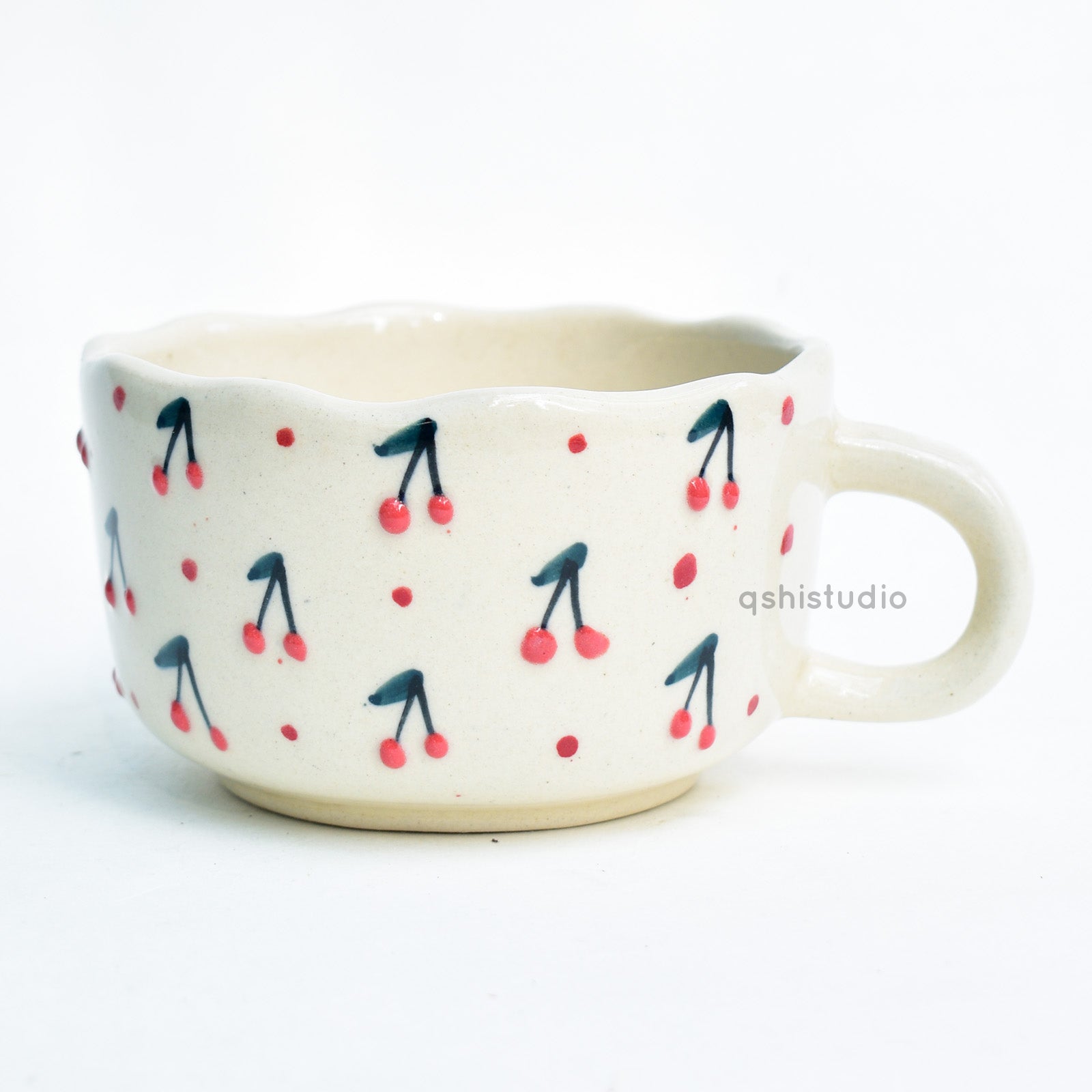 Soup & Coffee Mug - Merry cherry