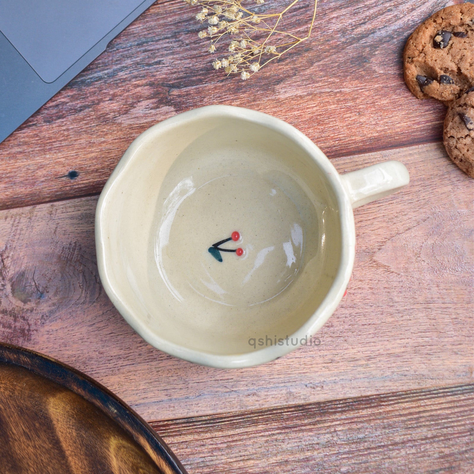 Soup & Coffee Mug - Merry cherry