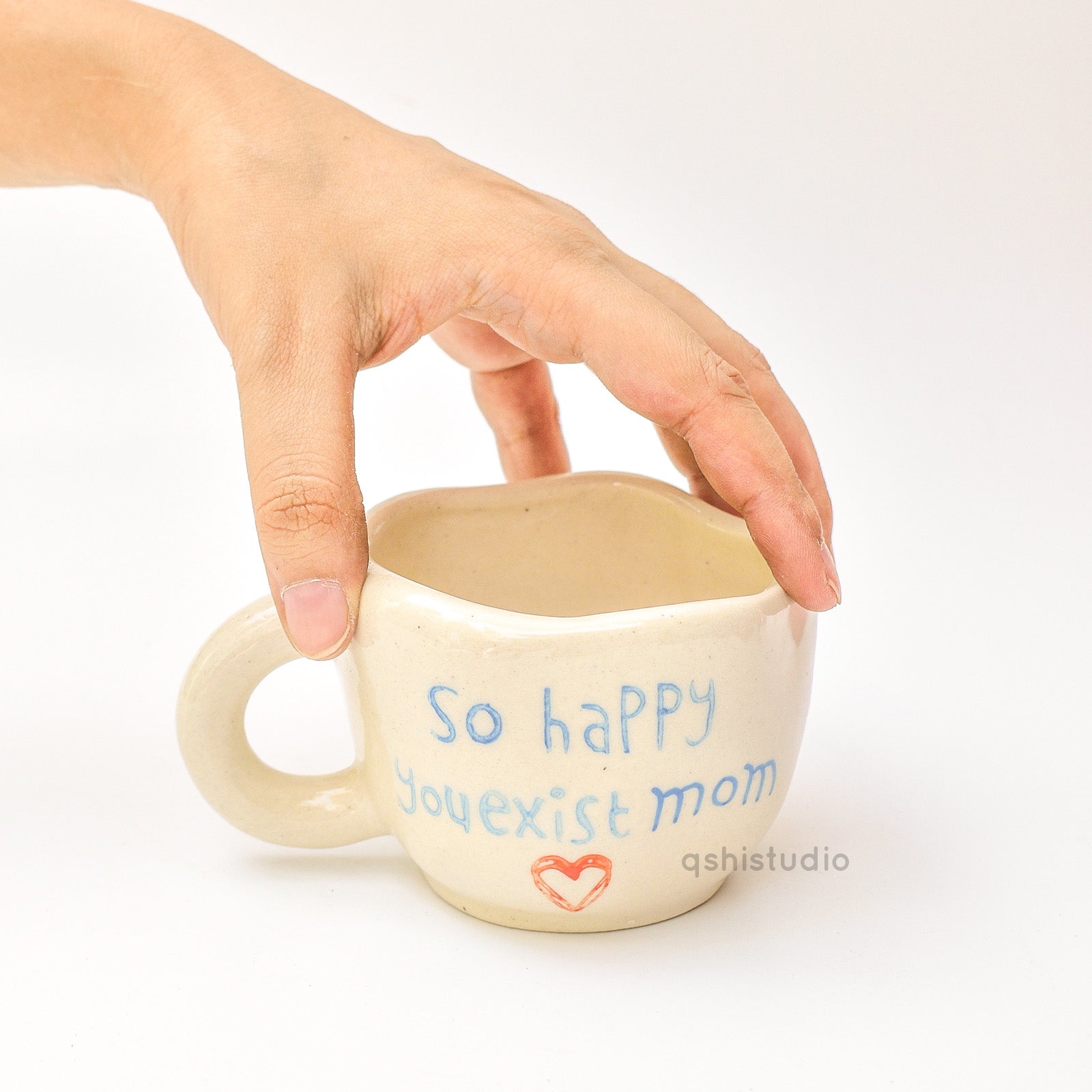 Cute Ceramic Mug - Happy You Exist Mom