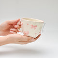 Ceramic Coffee Mug - Pink Heart Bow