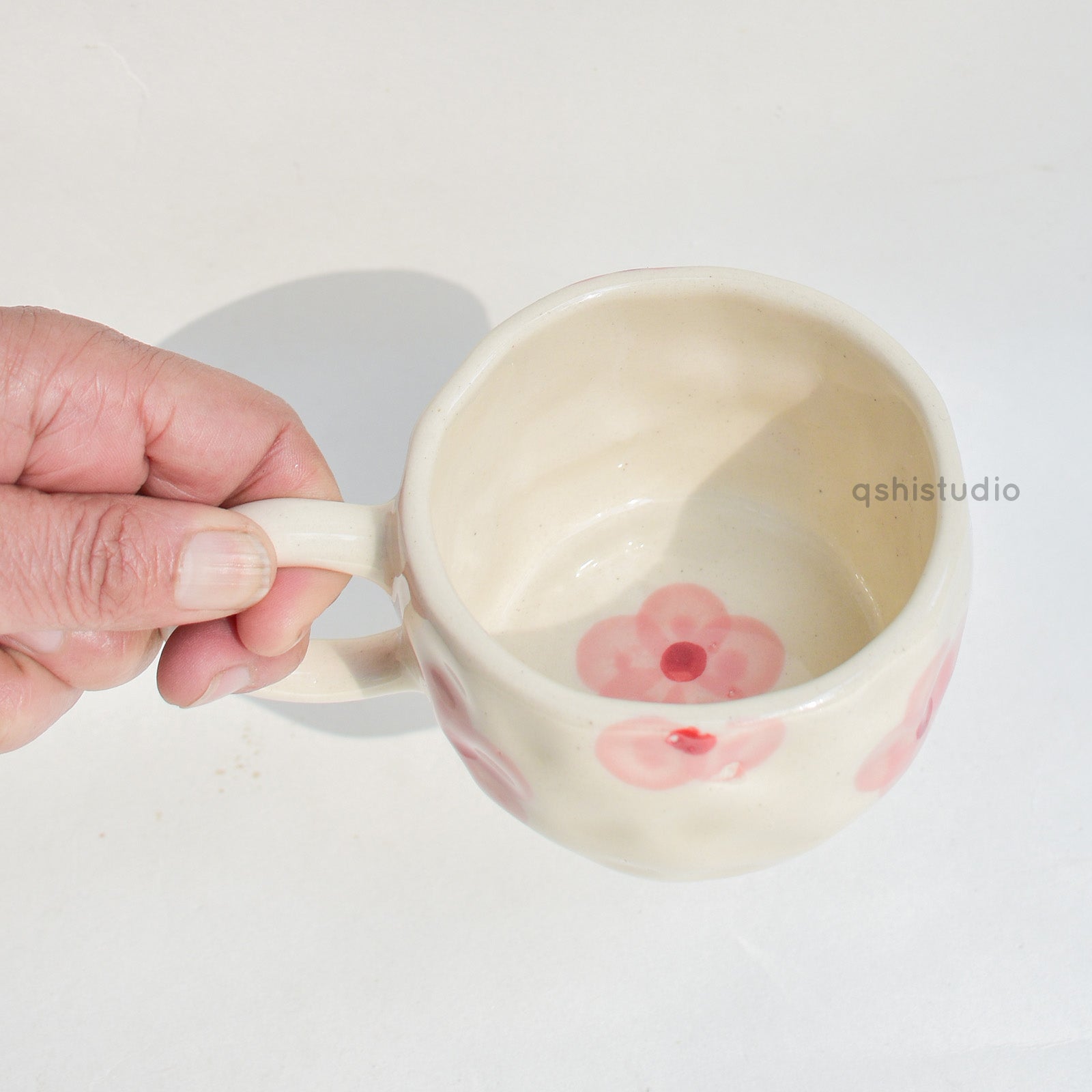 Adorable Ceramic Cup - Pink Petal