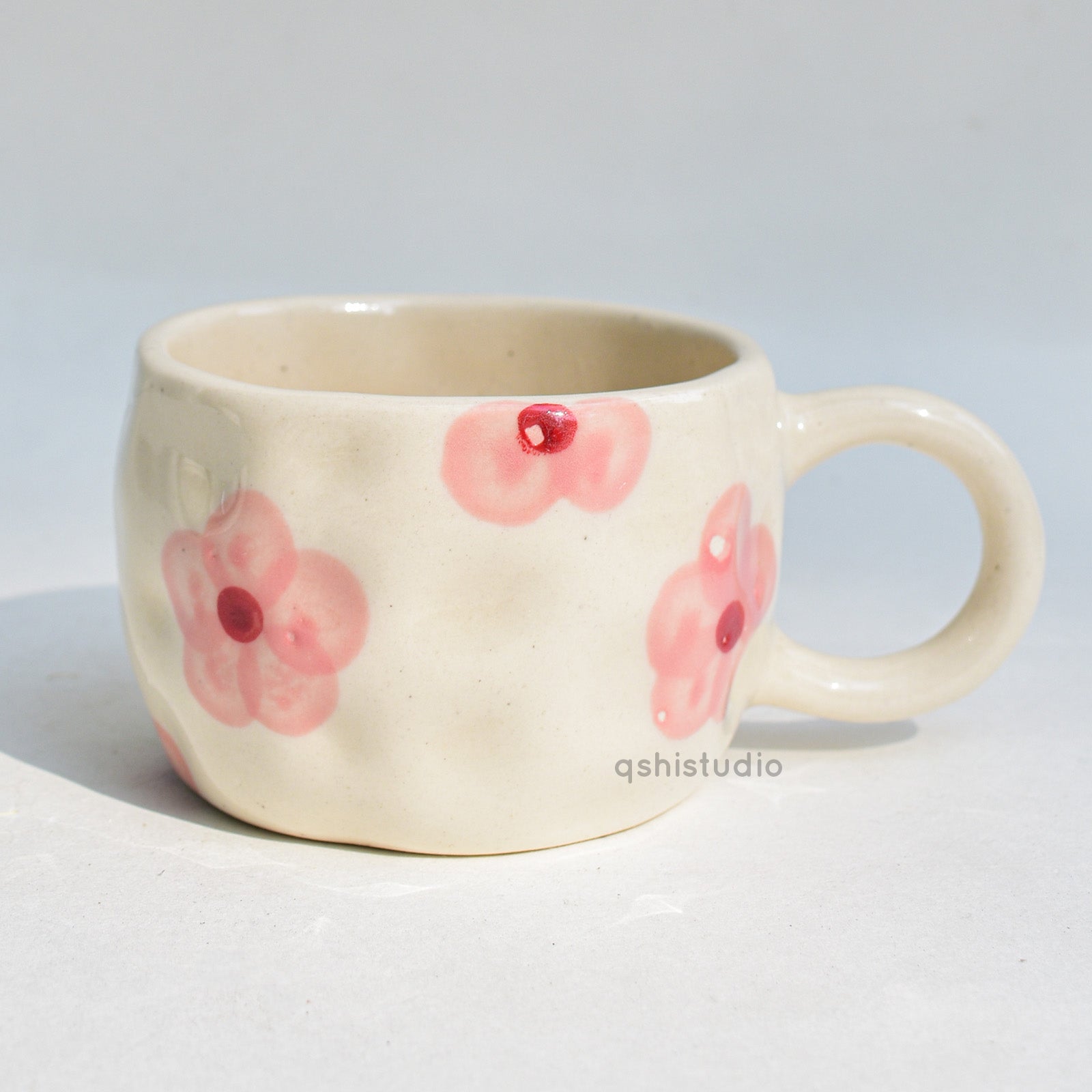 Adorable Ceramic Cup - Pink Petal