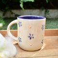 Ceramic Mug  - Lavender Yellow Flower