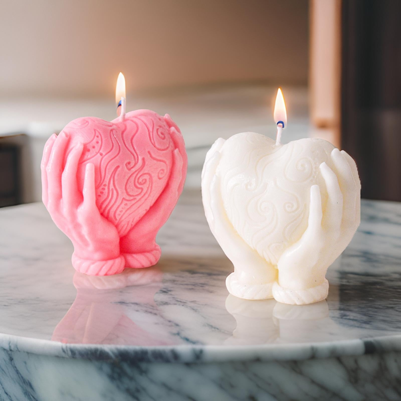 Scented Valentine Candle Set of 2