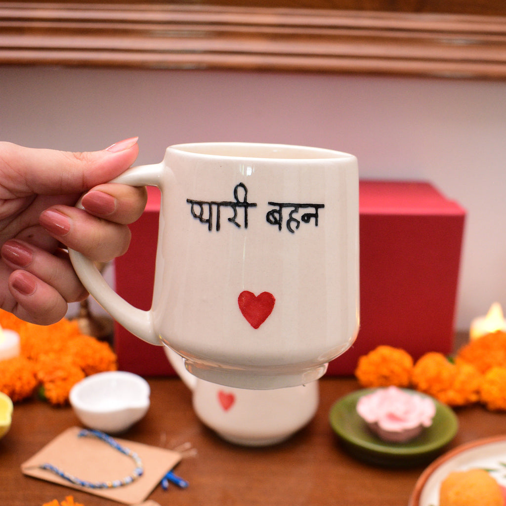 Best Sister Mug & Rakhi Gift Box
