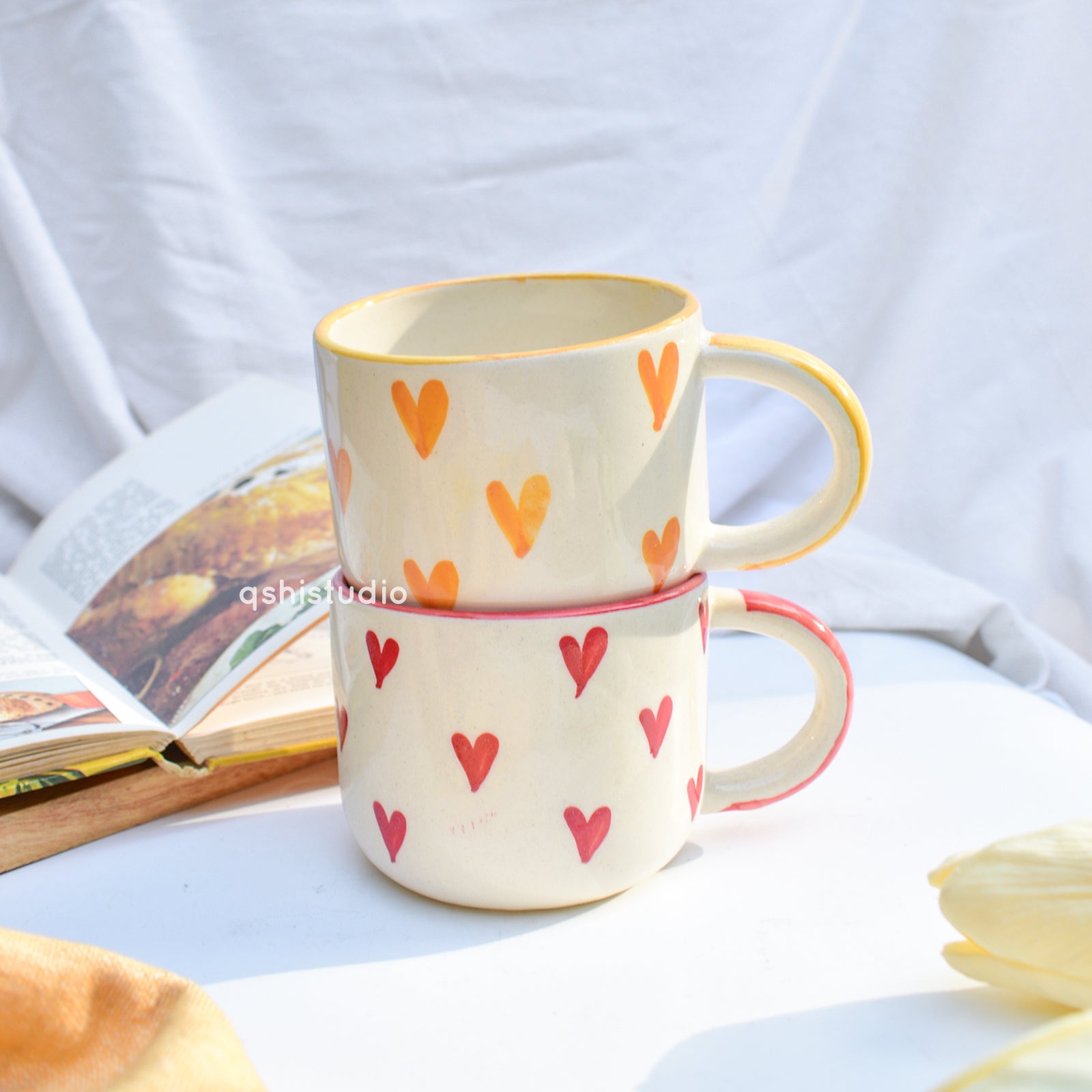 Romantic Coffee Cup - Cherish Yellow