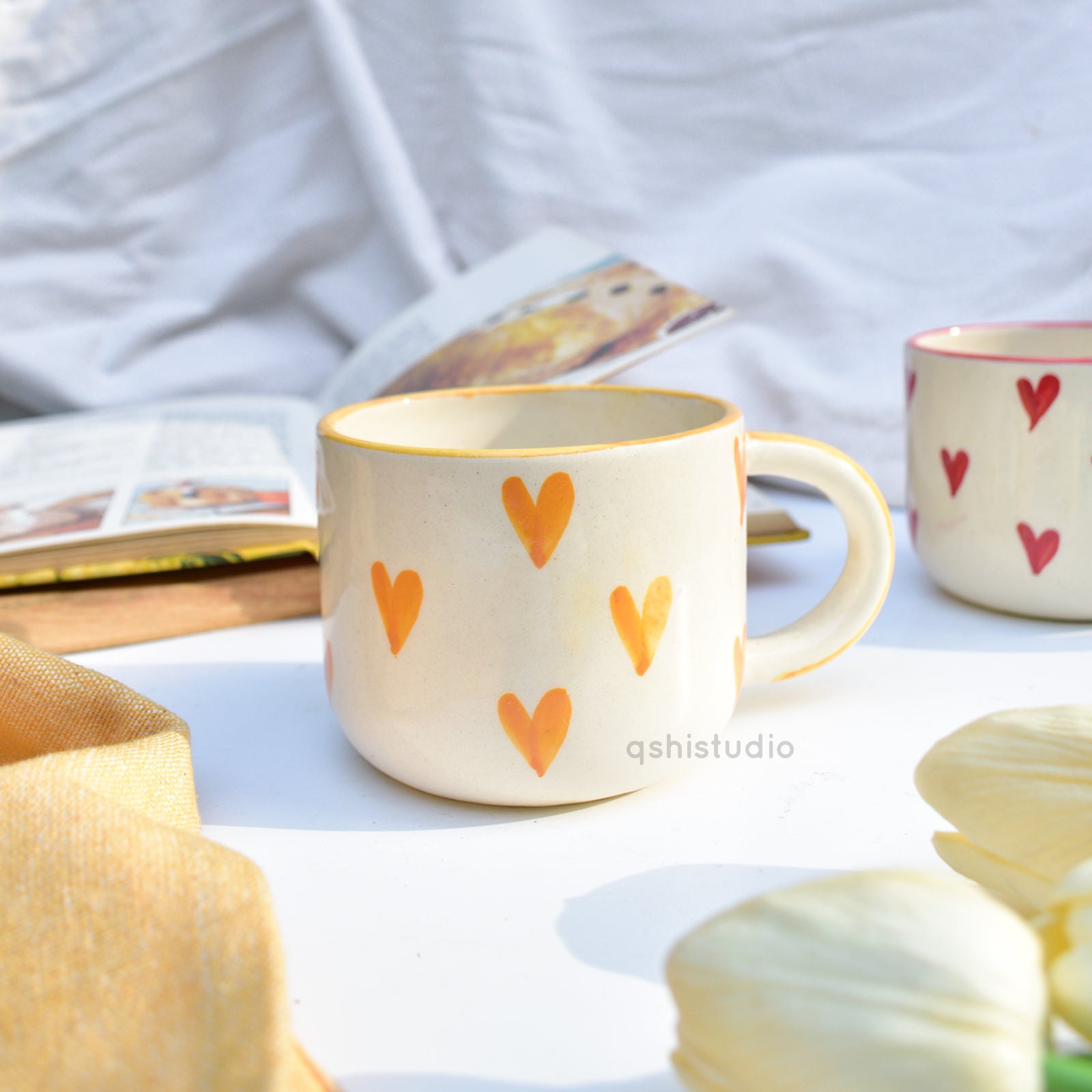 Romantic Coffee Cup - Cherish Yellow