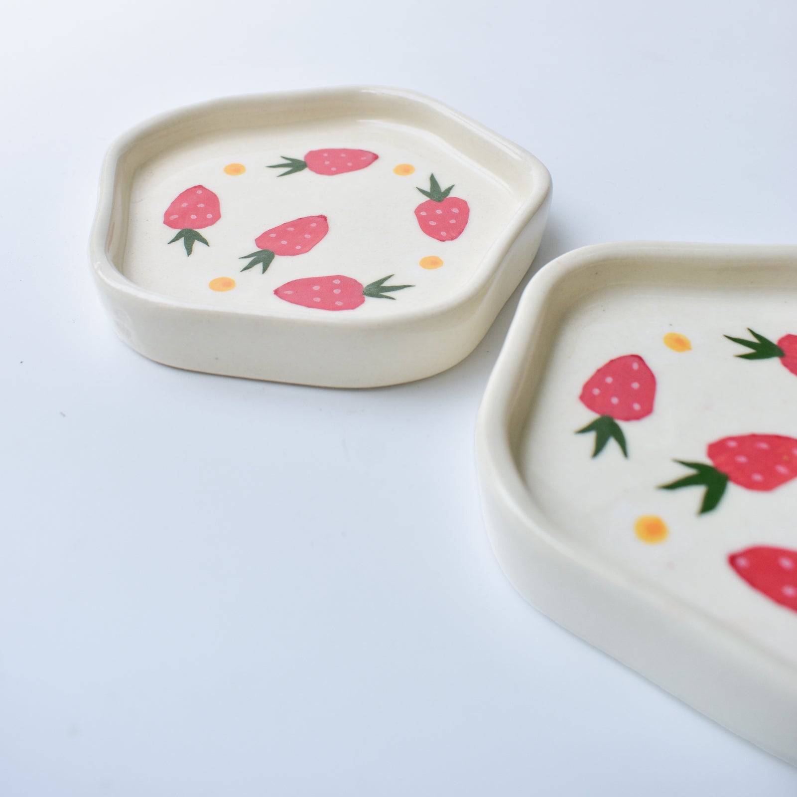 Coasters - Strawberry (Set of 2)