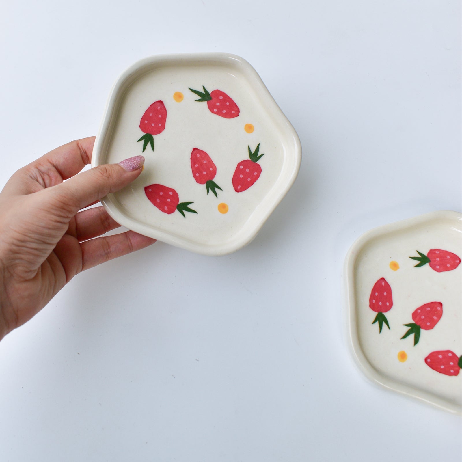 Coasters - Strawberry (Set of 2)