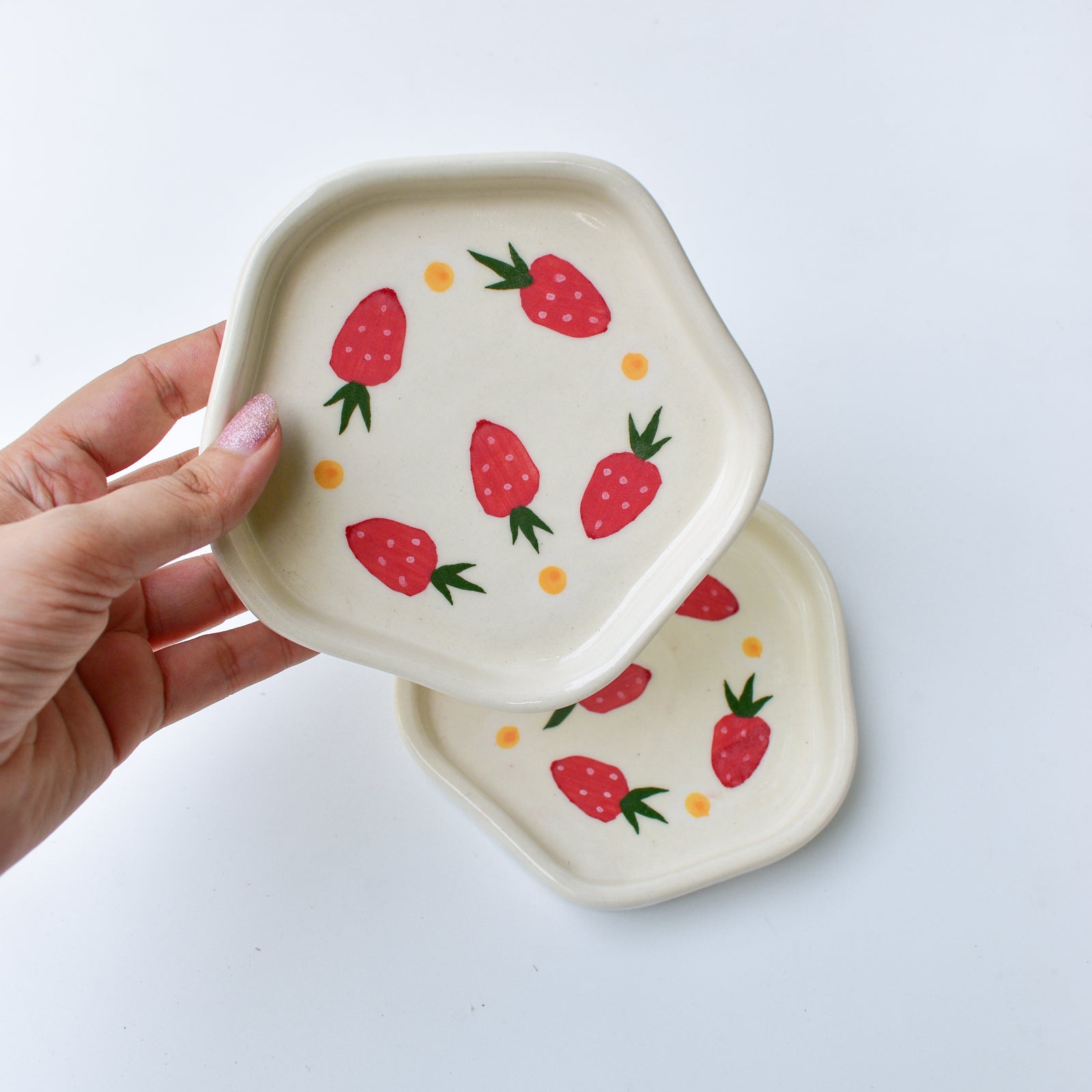 Coasters - Strawberry (Set of 2)